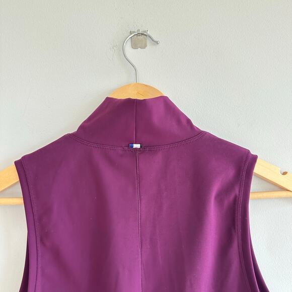 Kit And Ace The Base Mock Neck Sleeveless Tank Purple L - Picture 7 of 7